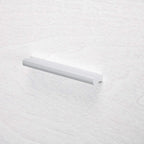 White wood-effect cabinet drawer pull handle