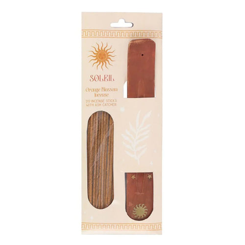 Soleil Orange Blossom Incense Stick Gift Set - Bobobiy
