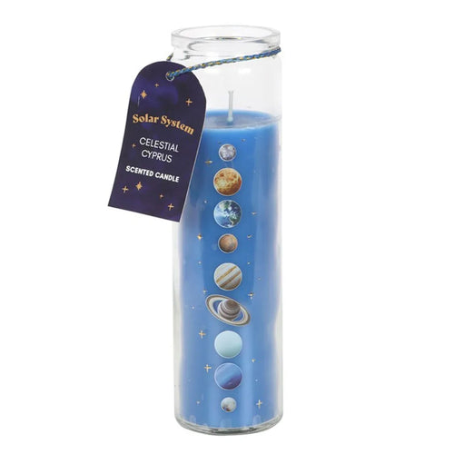 Solar System Cedar Tube Candle - Bobobiy