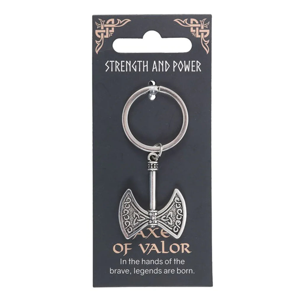 Strength and Power Axe of Valor Keyring - Bobobiy