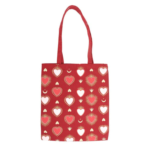 Sacred Heart Print Tote Bag - Bobobiy