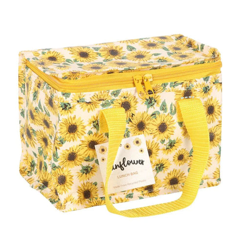 Sunflower Print Lunch Bag - Bobobiy