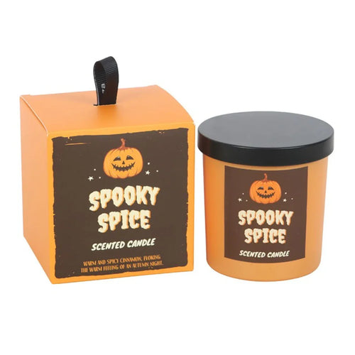 Spooky Spice Cinnamon Candle - Bobobiy
