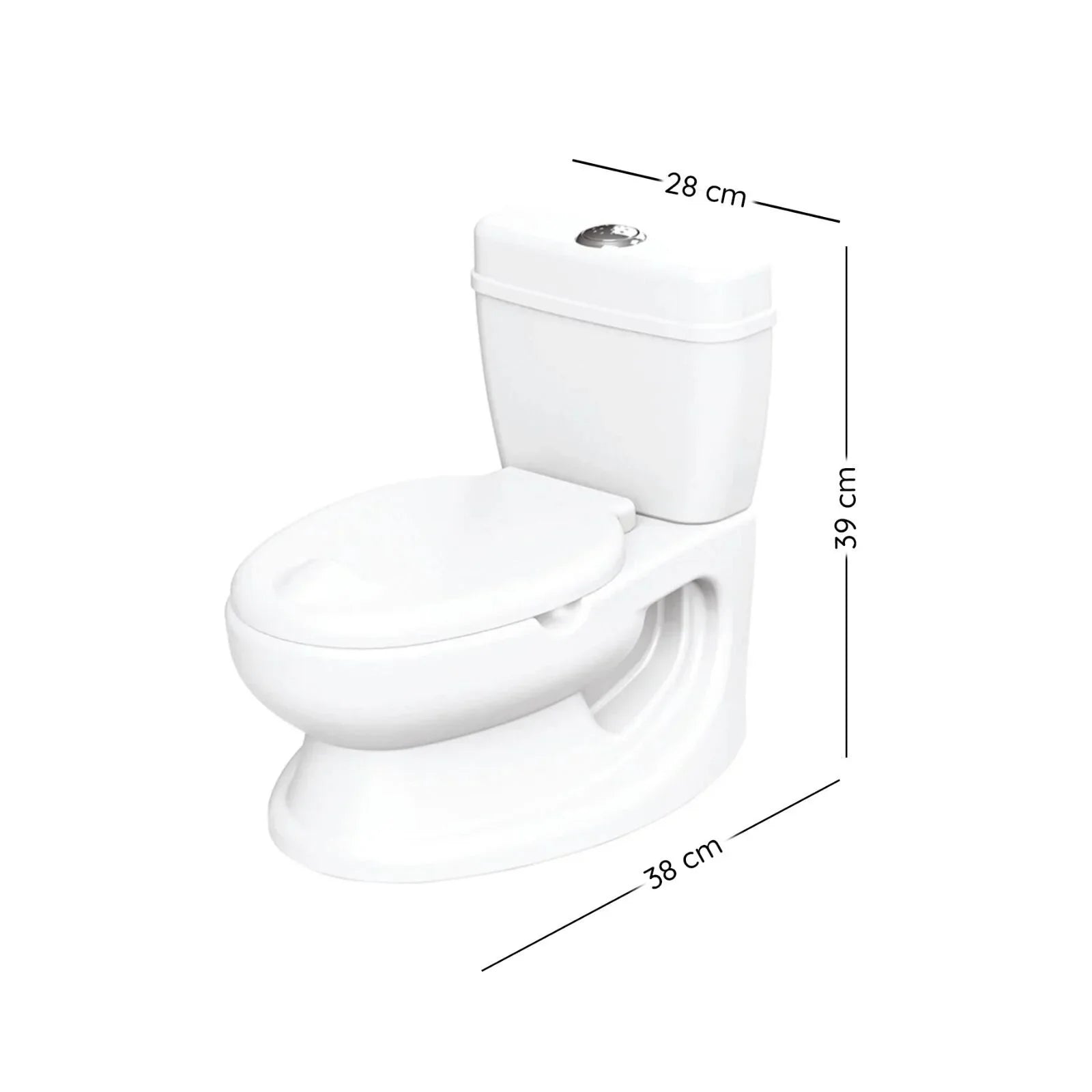 Dolu Educational Baby Potty 18+ months - White