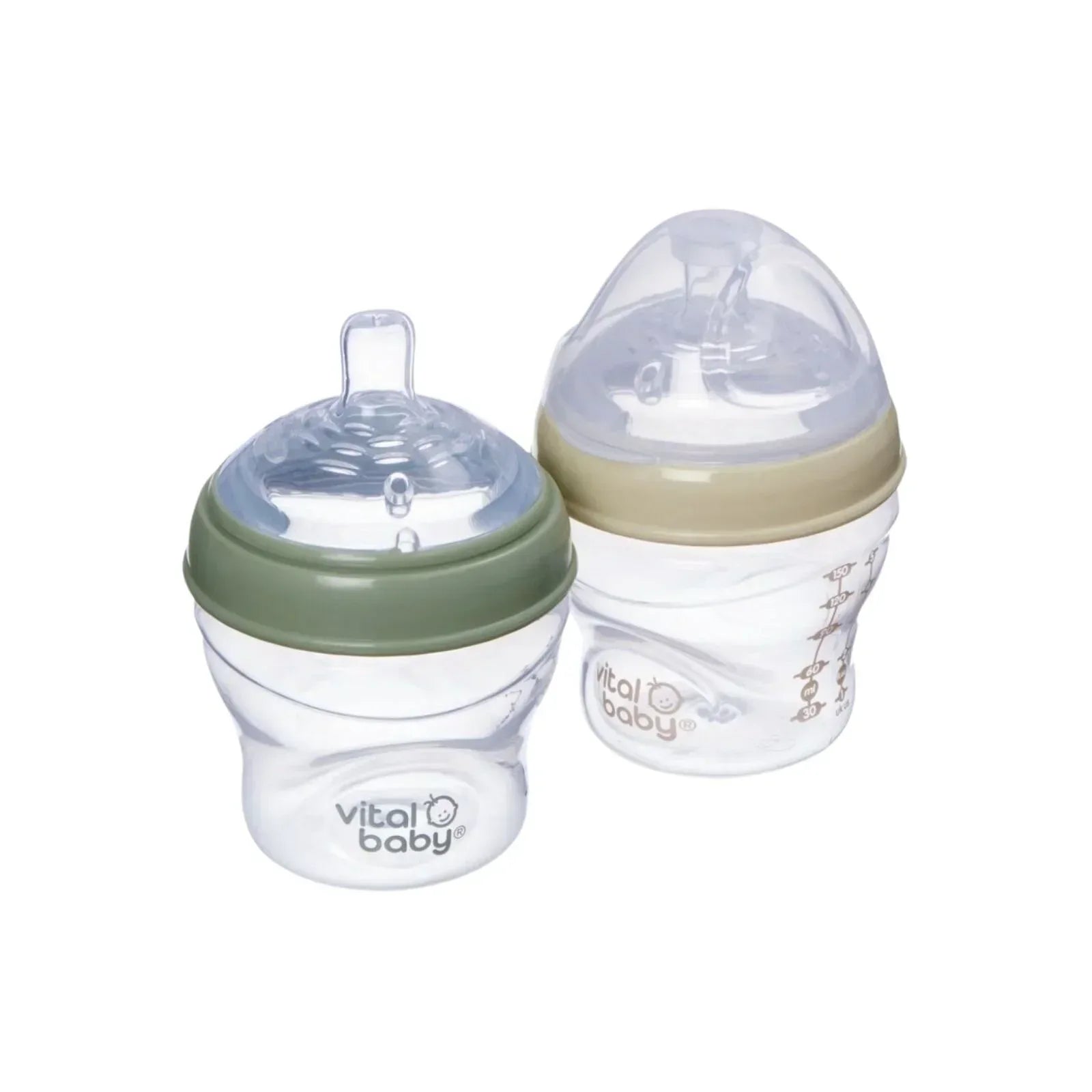 Vital Baby Nurture Breast Like Feeding Bottle 150ml Pack of 2 - Bobobiy