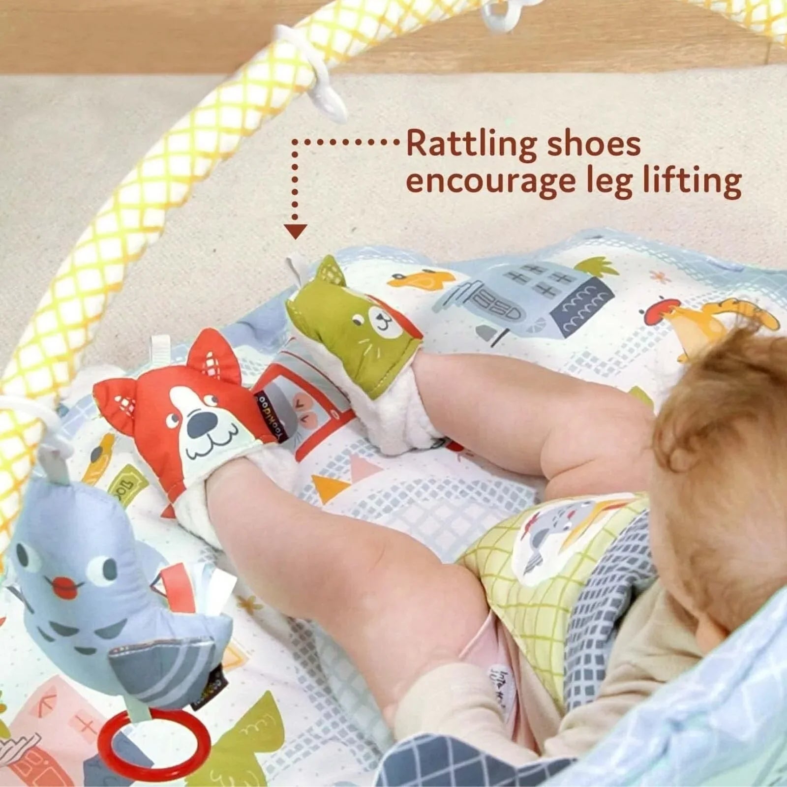 Yookidoo Urban Gymotion Lay to Sit-Up Playmat