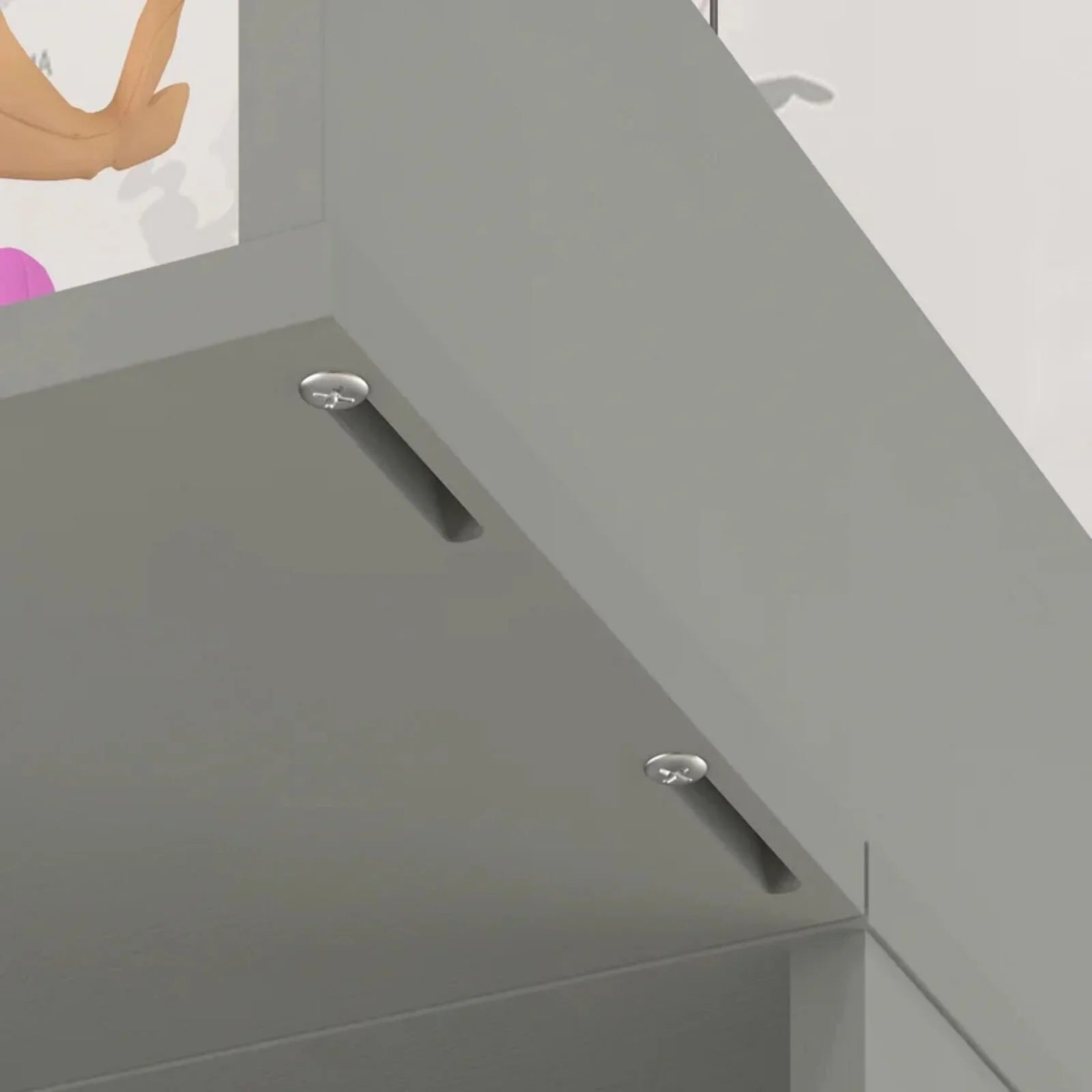 Shefa Kids 800 Universal Dresser Baby Changing Top - Grey