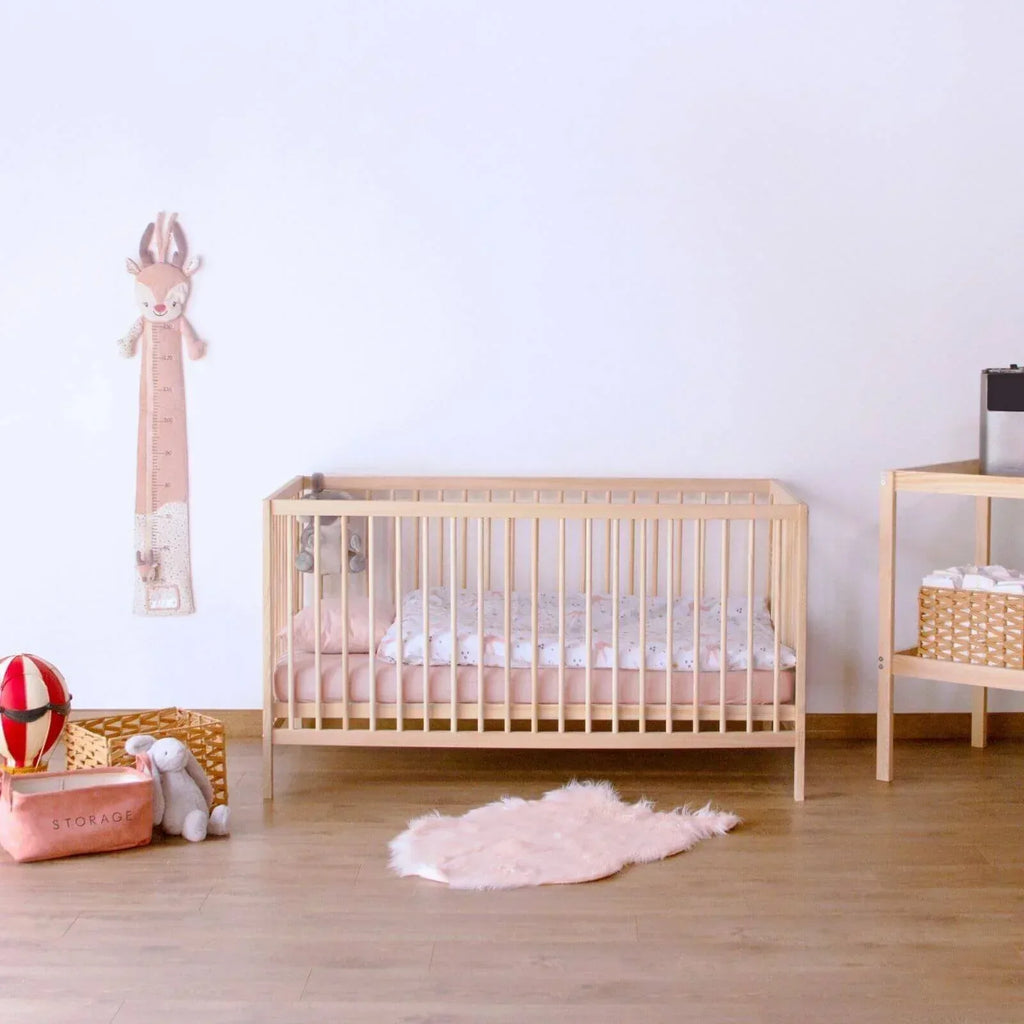 Kukka Natural Wood 2-Level Cot 70x140 - Bobobiy