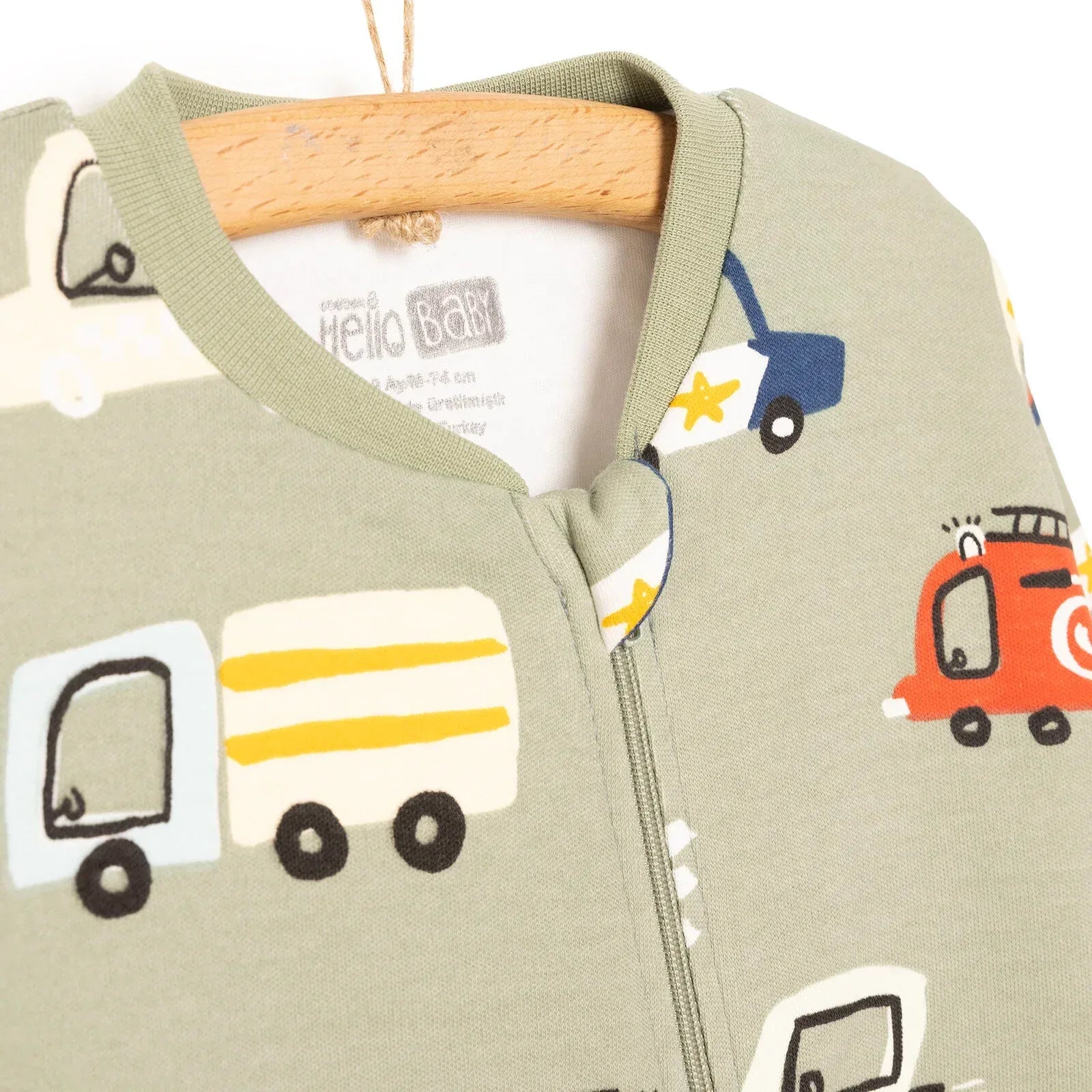 Hellobaby Sleeping Bag 1 Tog - Khaki - Bobobiy