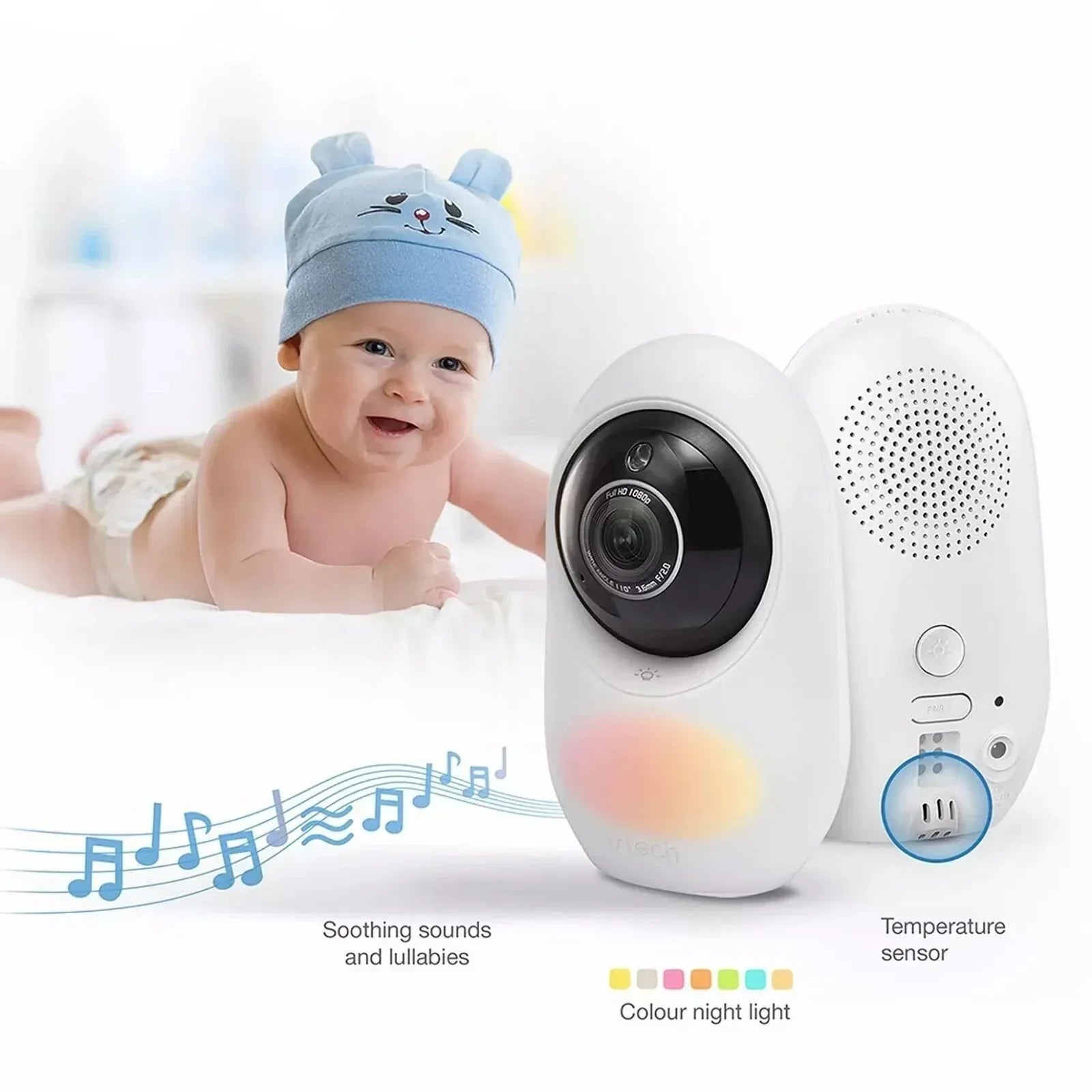 VTech RM2751 2.8" Smart Wi-Fi Baby Monitor - Bobobiy