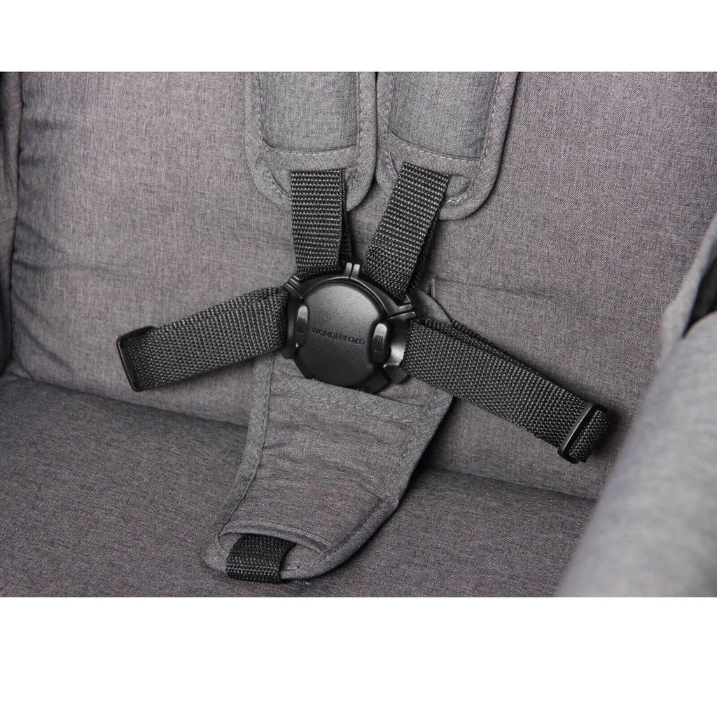 Wonderfold W2 Luxe Double Wagon - Charcoal Grey