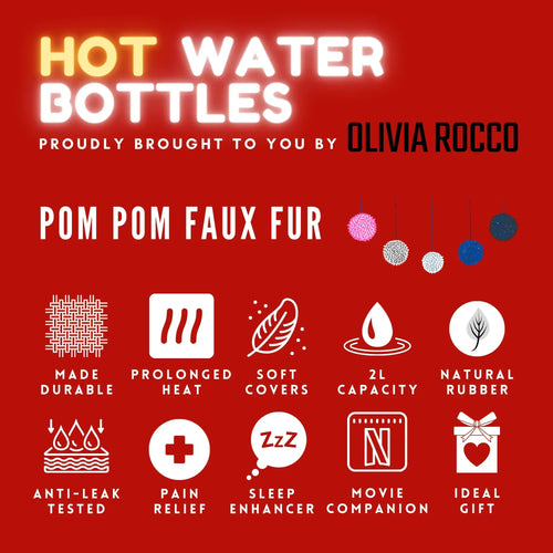2l-soft-plush-hot-water-bottle-with-faux-fur-pom-pom-cover-for-warmth-durable-natural-rubber-uk-safe-tested-cozy-winter-comfort-ideal-gift-for-adults-kids-by-olivia-rocco-hot-water-bo - Bobobiy