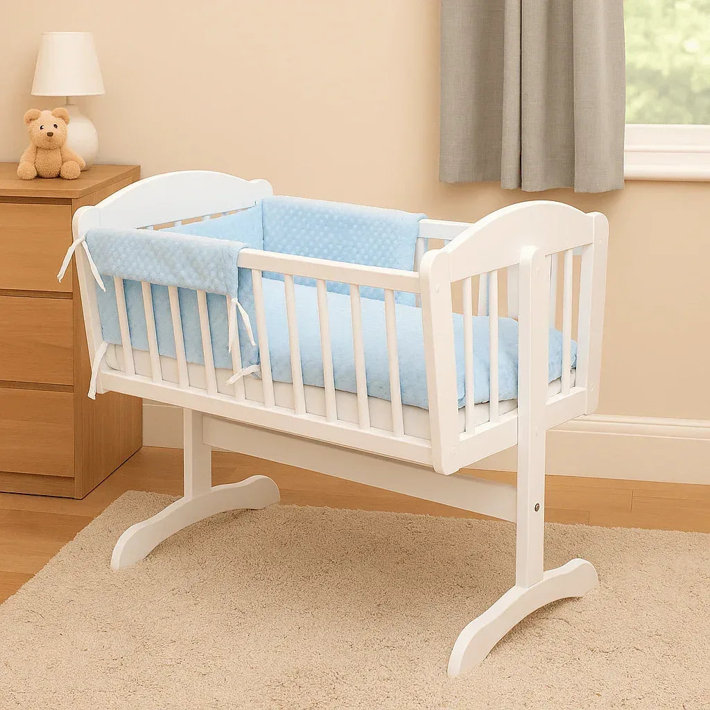 2pc-dimple-cribcradle-quilt-bumper-bedding-set-1308822 - Bobobiy