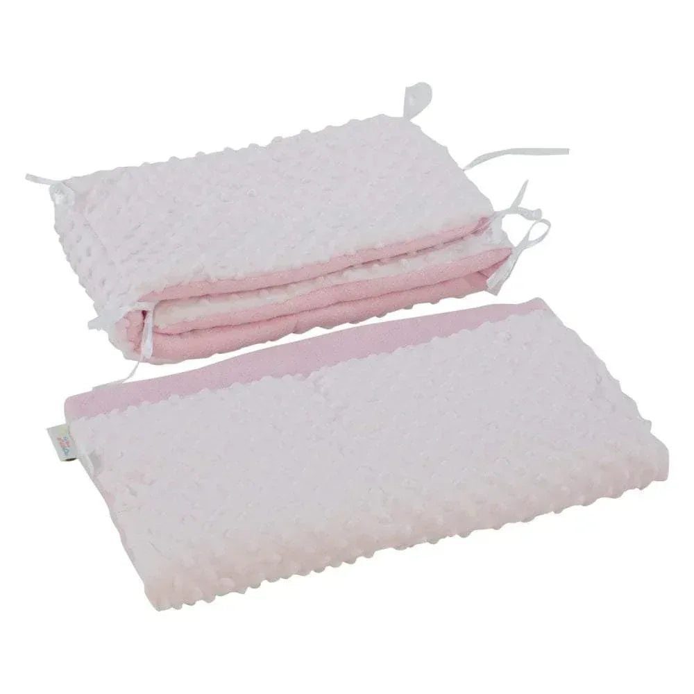 2pc-dimple-cribcradle-quilt-bumper-bedding-set-134567 - Bobobiy