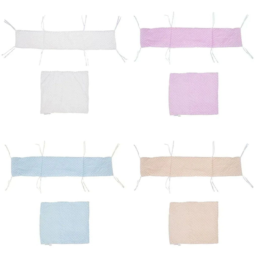 2pc-dimple-cribcradle-quilt-bumper-bedding-set-293301 - Bobobiy