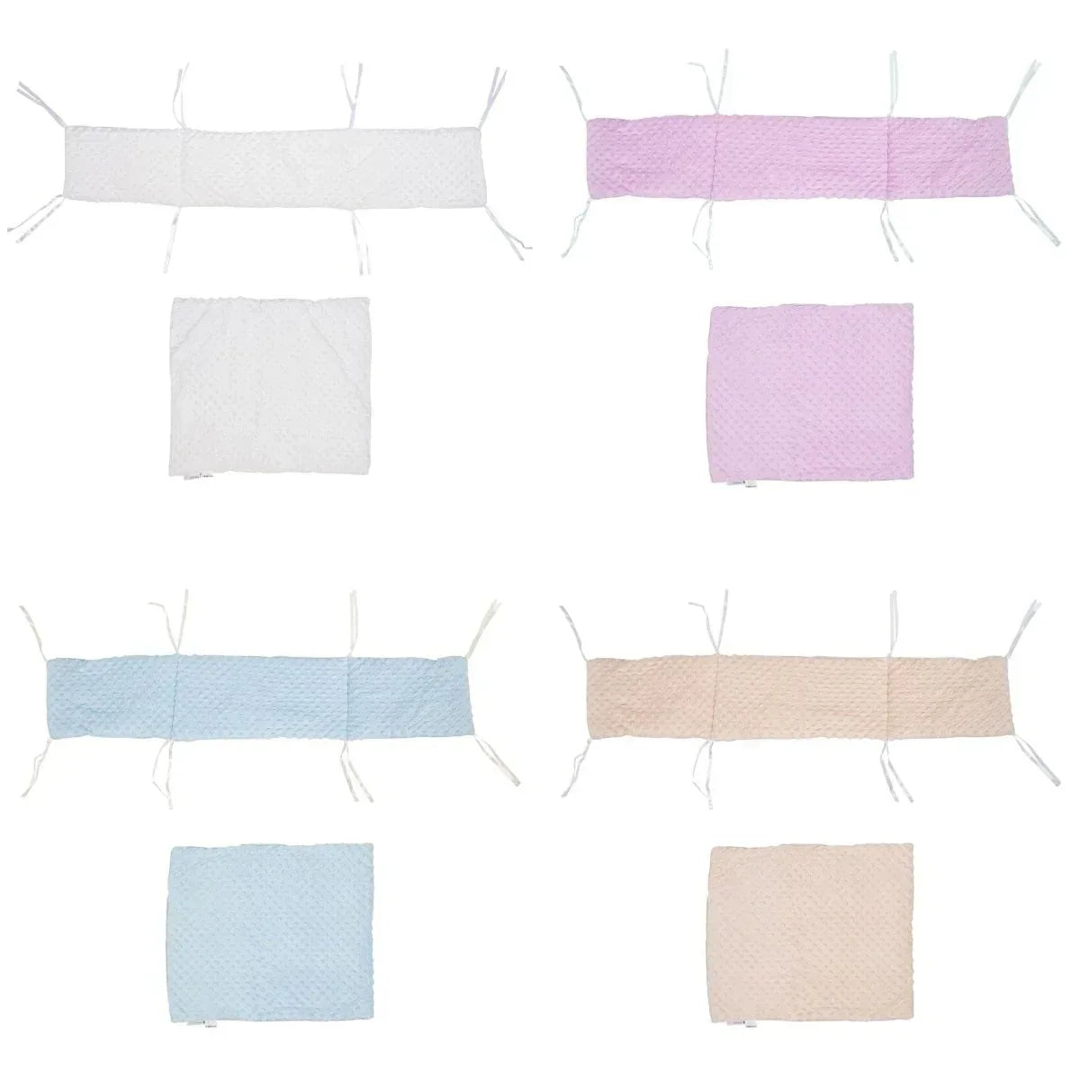 2pc-dimple-cribcradle-quilt-bumper-bedding-set-293301 - Bobobiy