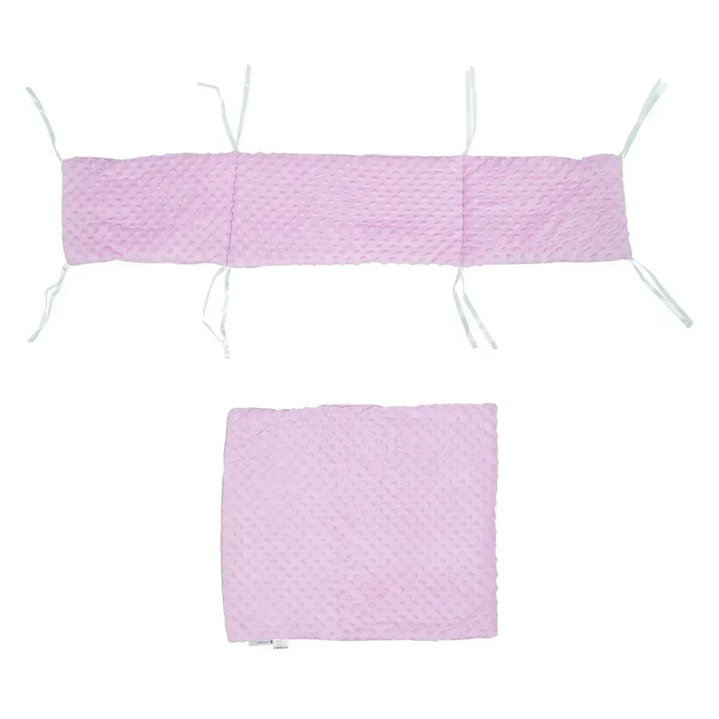 2pc-dimple-cribcradle-quilt-bumper-bedding-set-830542 - Bobobiy