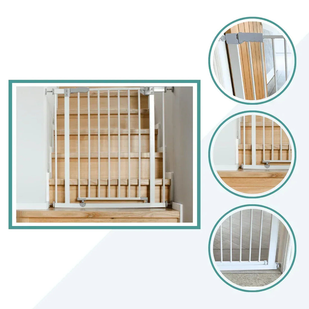 2x-fylo-baby-safety-stair-gate-pressure-fit-78-114cm-extra-wide-419939 - Bobobiy