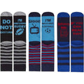 3-pack-mens-novelty-slogan-socks-reinforced-heel-toe-cushioned-footbed-football-rugby-durable-cotton-assorted-styles-sock-stack-assorted-6-11-socks-1182322078 - Bobobiy