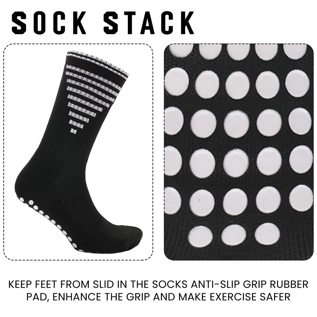 3-pairs-black-anti-slip-football-grip-socks-for-men-sports-socks-for-gym-running-yoga-trekking-hiking-by-sock-stack-socks-1176950089 - Bobobiy