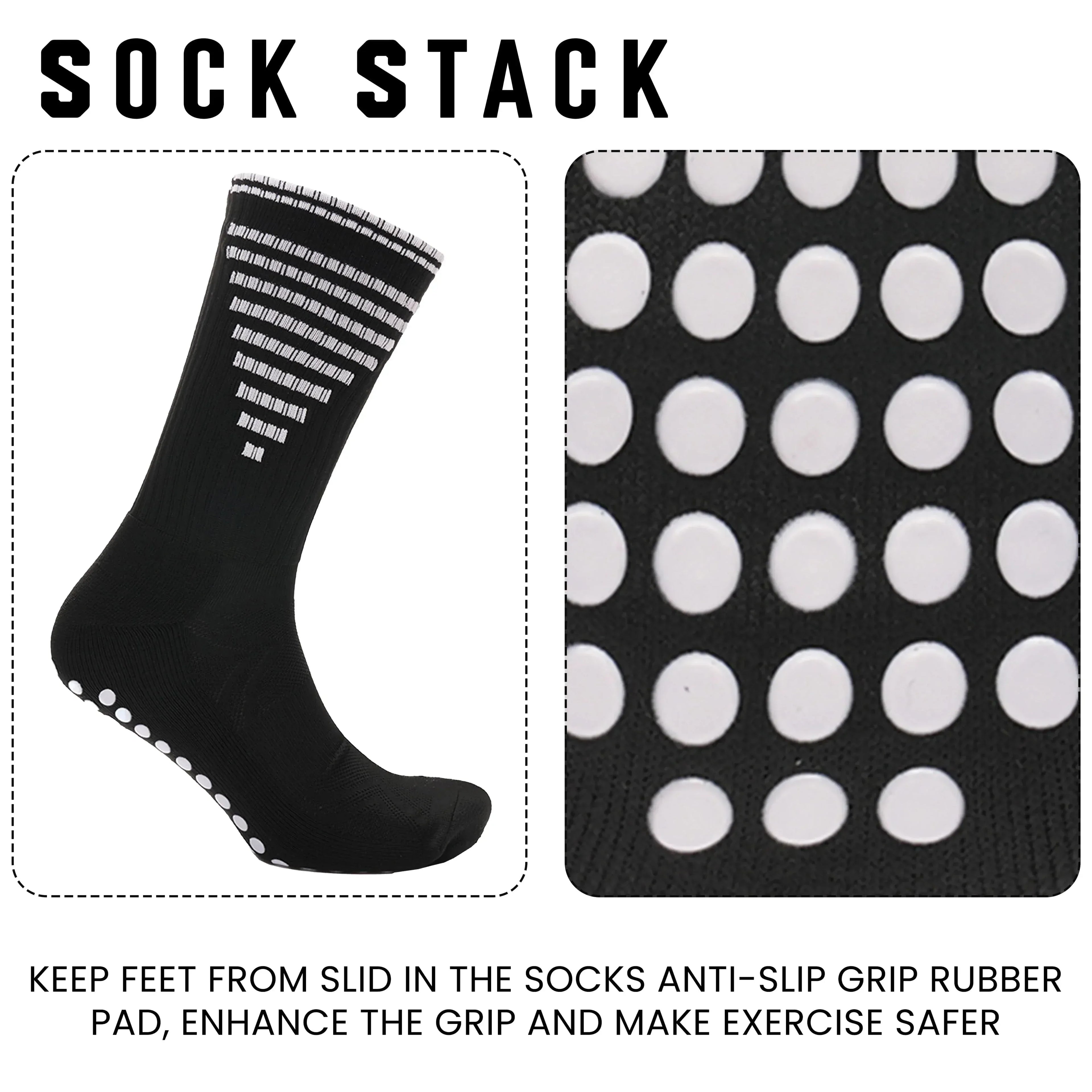 3-pairs-black-anti-slip-football-grip-socks-for-men-sports-socks-for-gym-running-yoga-trekking-hiking-by-sock-stack-socks-1176950089 - Bobobiy