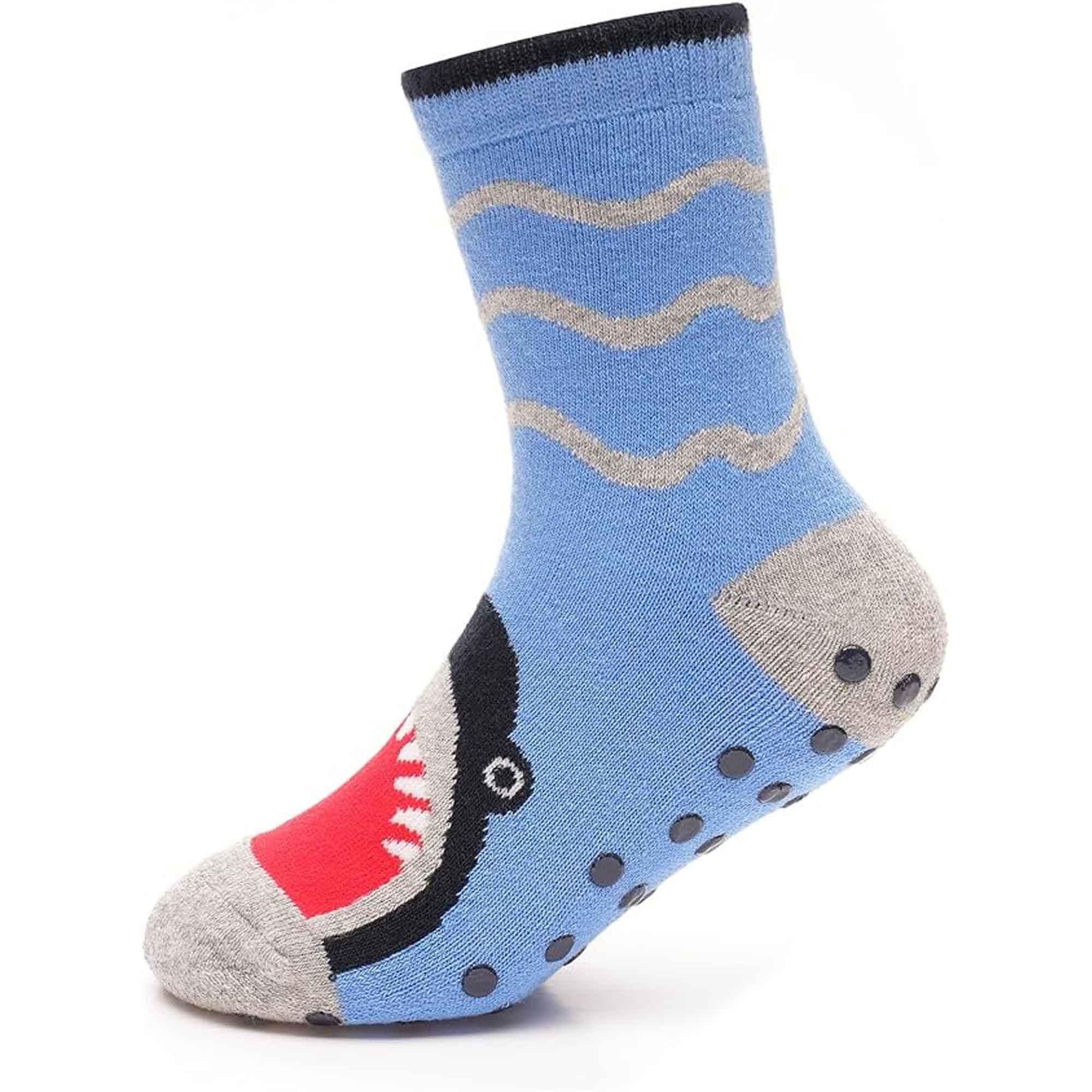 3-pairs-boys-non-slip-thermal-slipper-socks-dino-shark-tiger-designs-cozy-indoor-kids-socks-warm-anti-skid-socks-for-winter-in-sizes-6-8-9-12-12-3-from-sock-stack-socks-1180693243 - Bobobiy