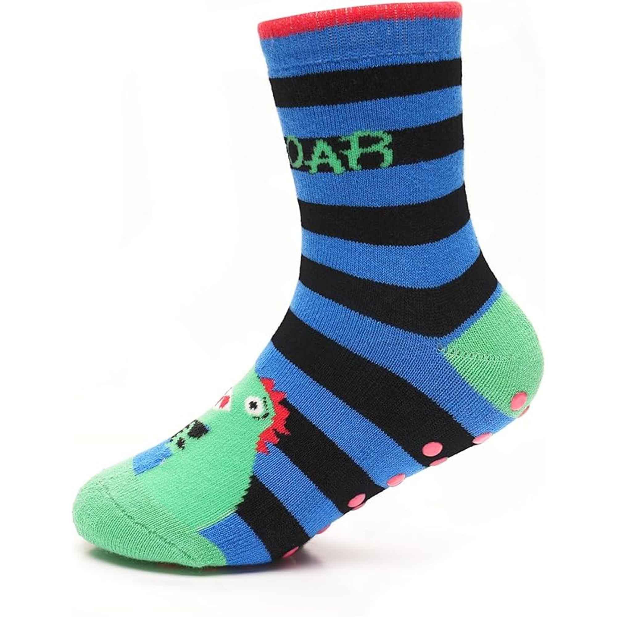 3-pairs-boys-non-slip-thermal-slipper-socks-dino-shark-tiger-designs-cozy-indoor-kids-socks-warm-anti-skid-socks-for-winter-in-sizes-6-8-9-12-12-3-from-sock-stack-socks-1180693245 - Bobobiy