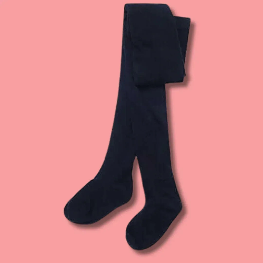 3-pairs-girls-cotton-lycra-back-to-school-tights-cotton-rich-long-socks-stylish-comfortable-durable-for-uniforms-everyday-wear-ages-3-12-years-by-sock-stack-navy-3-4-yrs-socks-1176513 - Bobobiy