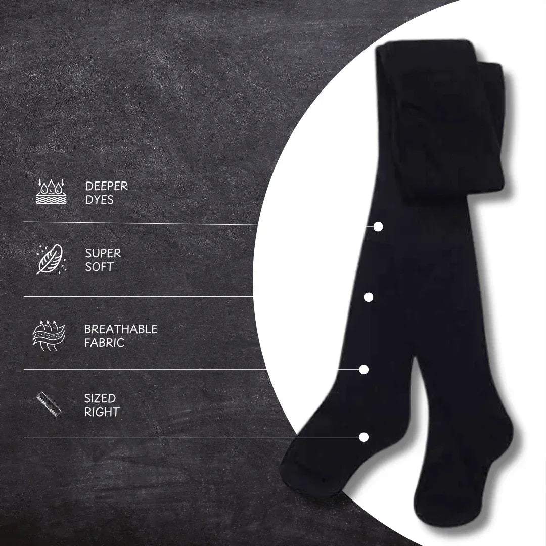 3-pairs-girls-cotton-lycra-back-to-school-tights-cotton-rich-long-socks-stylish-comfortable-durable-for-uniforms-everyday-wear-ages-3-12-years-by-sock-stack-socks-1176513105 - Bobobiy