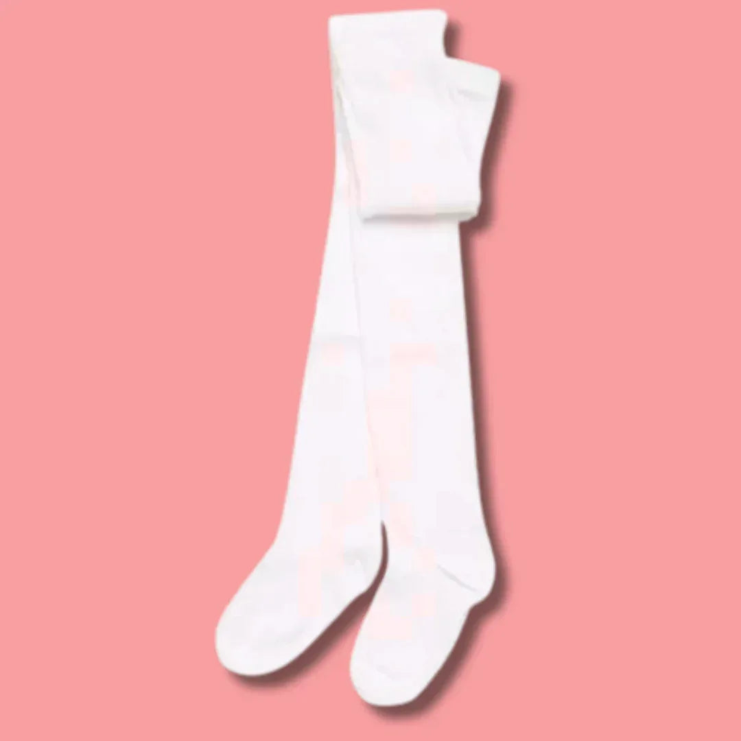 3-pairs-girls-cotton-lycra-back-to-school-tights-cotton-rich-long-socks-stylish-comfortable-durable-for-uniforms-everyday-wear-ages-3-12-years-by-sock-stack-white-3-4-yrs-socks-117651 - Bobobiy