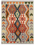 Maimana Afghanistan Kilim Rug - 139 x102 cm - Handmade