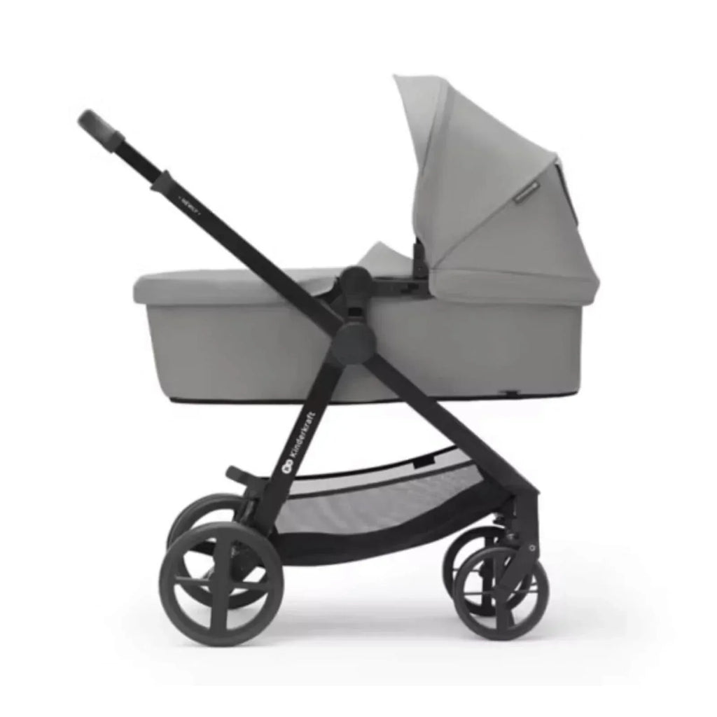 Kinderkraft Newly Mink Pro 4-in-1 Travel System - Moonlight Grey - Bobobiy