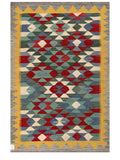 Maimana Afghanistan Kilim Rug - 179 x118 cm - Handmade