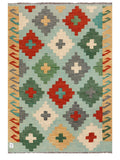 Maimana Afghanistan Kilim Rug - 145 x100 cm - Handmade
