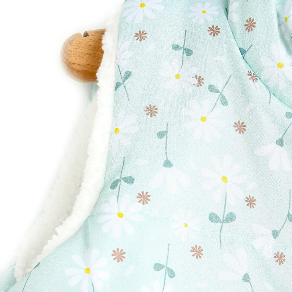 BabyZ Winter Girl Daisy Inflatable Vest - Light Green - Bobobiy