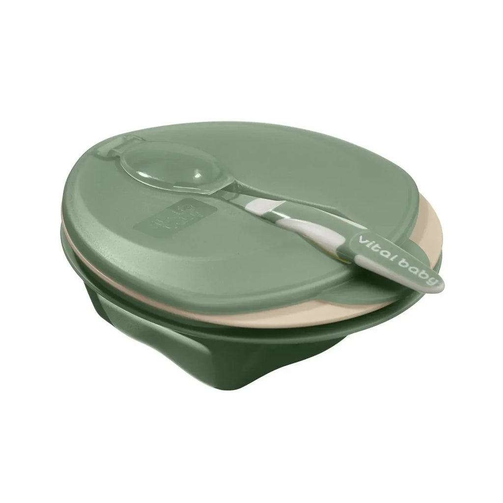 Vital Baby Nourish Scoop Feeding Set 2 pcs - Natural Moss - Bobobiy