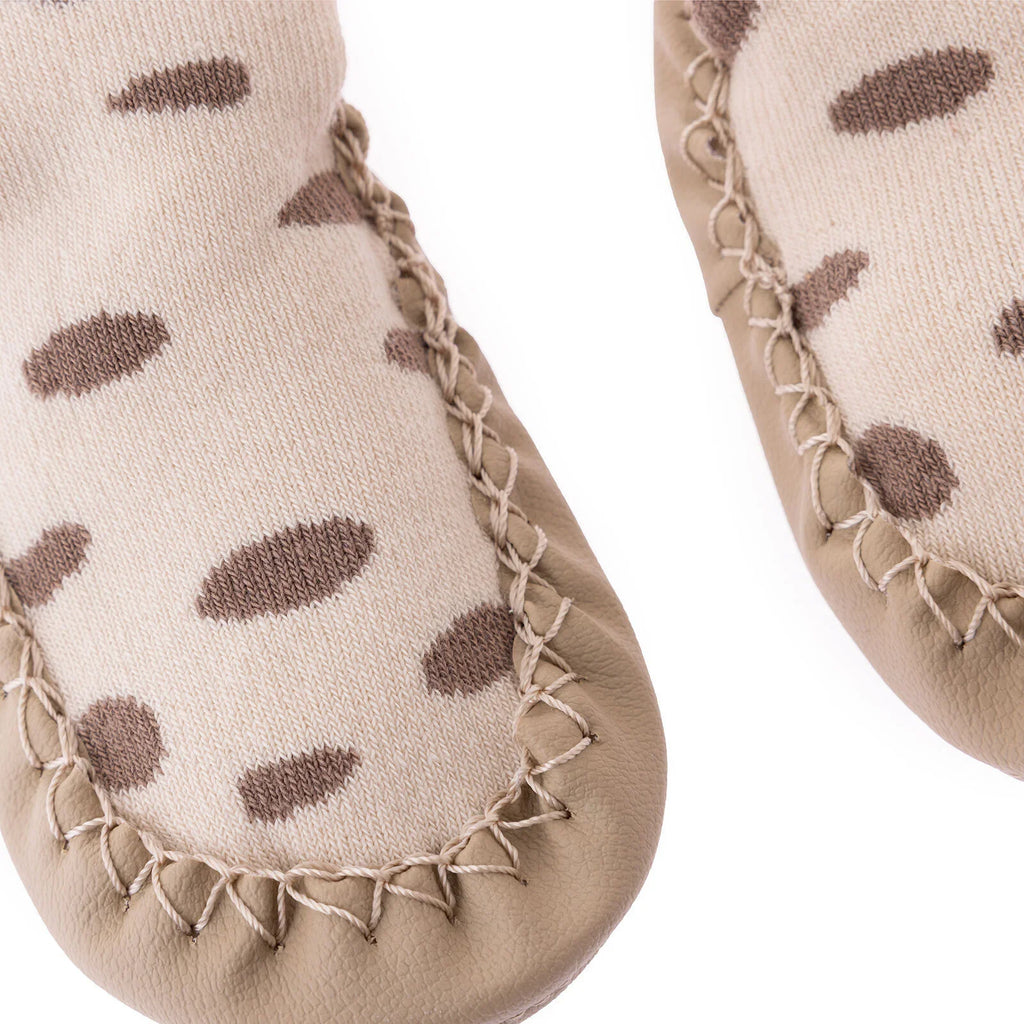 HelloBaby Rattle Socks - Ecru