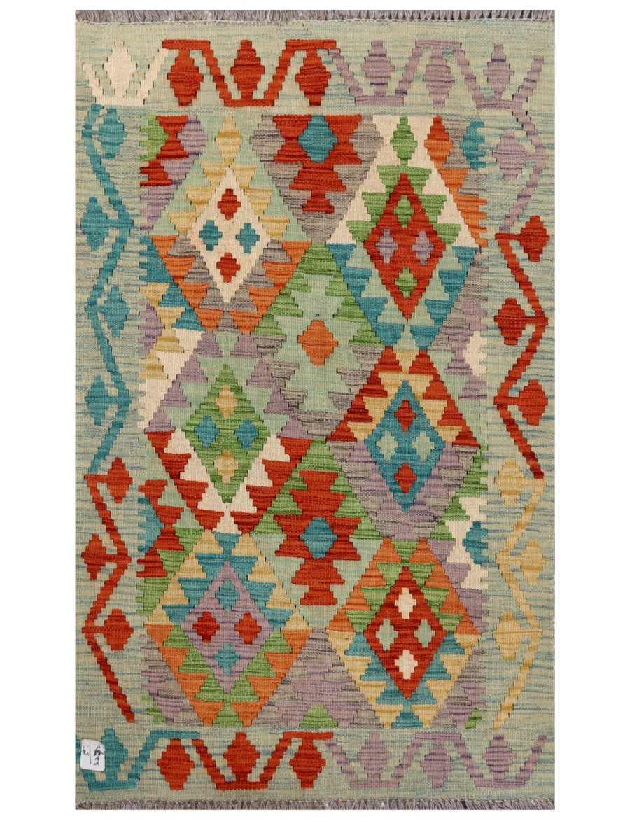 Maimana Afghanistan Kilim Rug - 120 x 72 cm - Handmade