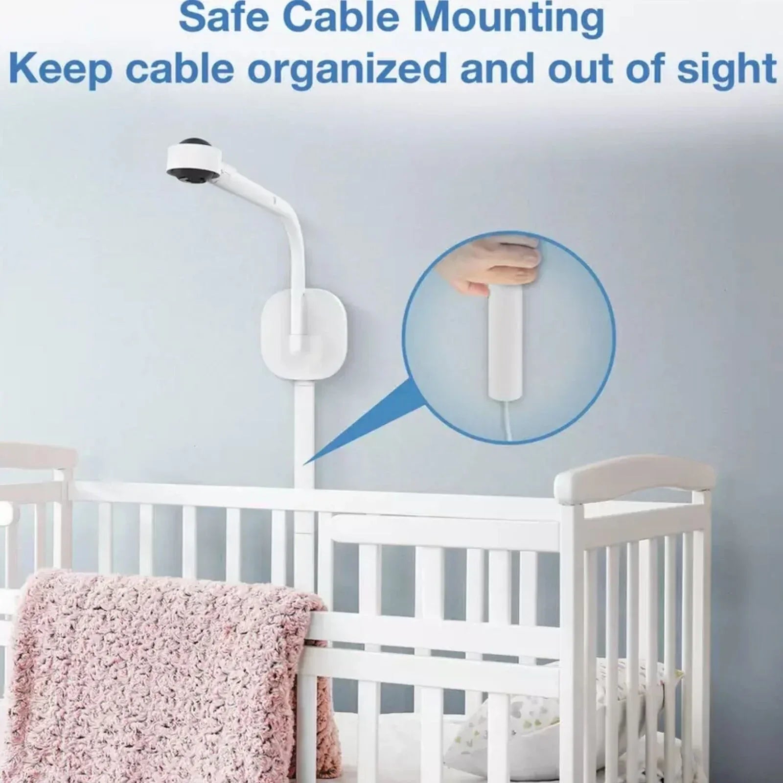 VTech RM7787 HD 7" Over-the-Cot Wi-Fi Baby Monitor - Bobobiy