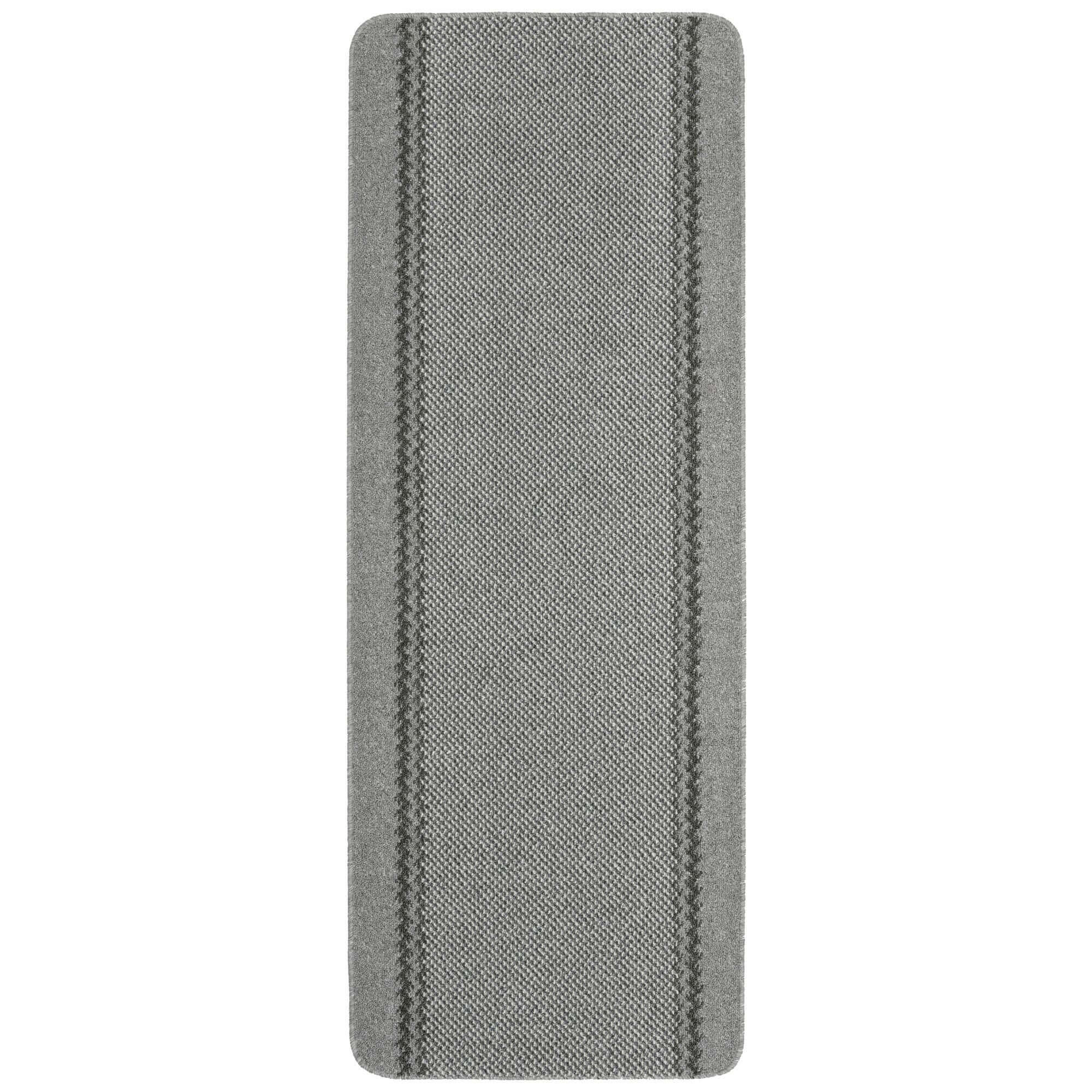 Washable Designer Bordered Grey Rug | 116G