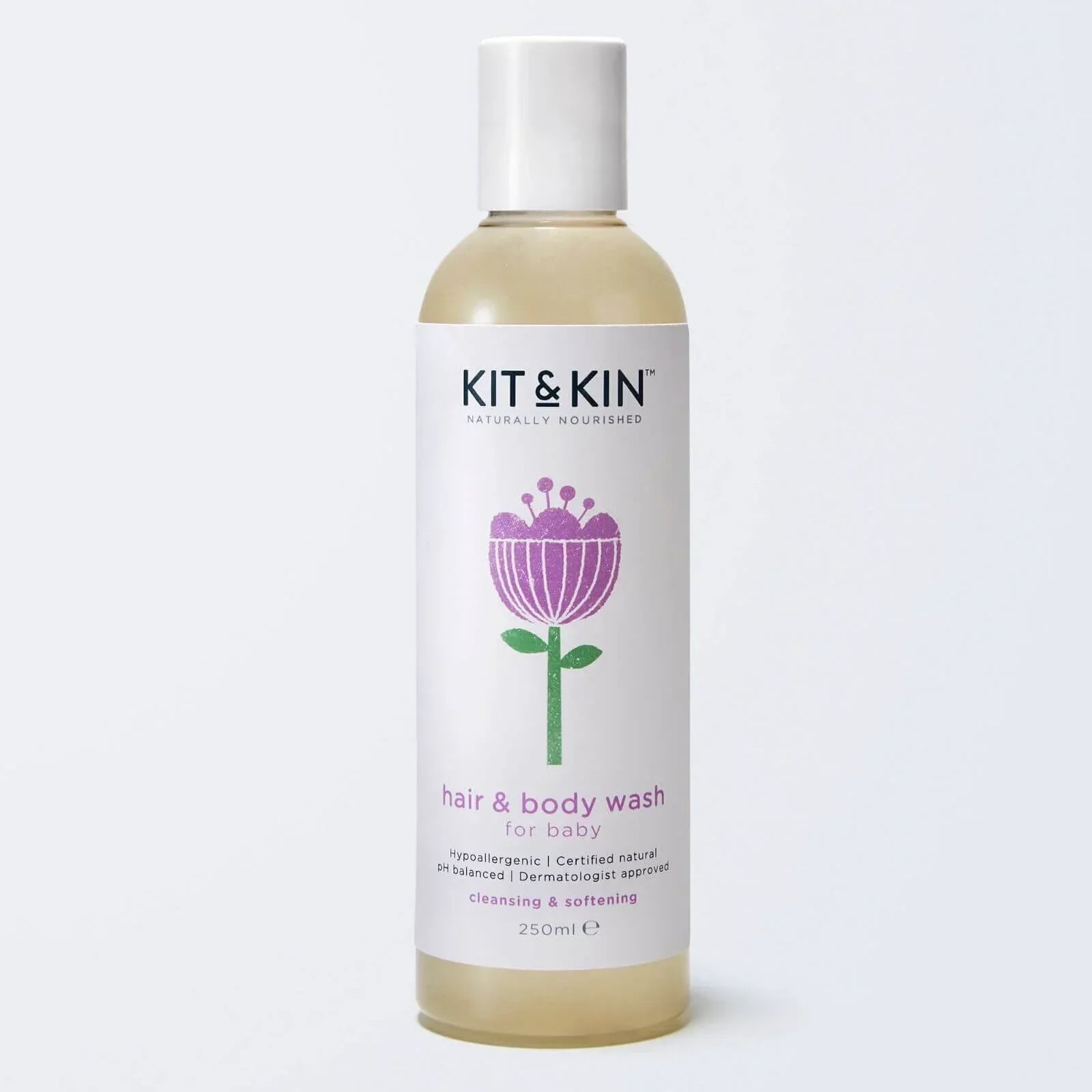Kit & Kin Shampoo & Body Wash 250ml - Bobobiy