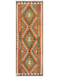 Maimana Afghanistan Kilim Rug - 197 x73 cm - Handmade