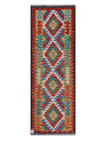 Maimana Afghanistan Kilim Rug - 202 x71 cm - Handmade