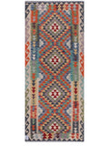 Maimana Afghanistan Kilim Rug - 188 x79 cm - Handmade