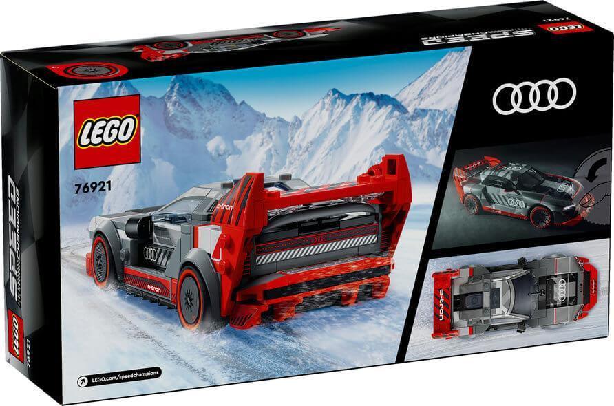Lego Speed Champions 76921 Audi S1 E-Tron Quattro Race Car for Ages 9+ - Bobobiy