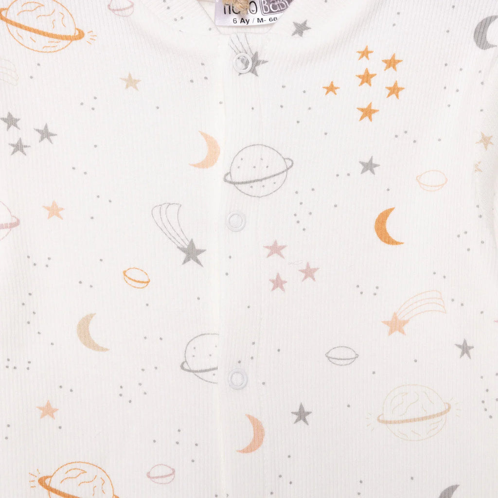 HelloBaby Newborn Boy Jumpsuit - Beige