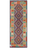 Maimana Afghanistan Kilim Rug - 202 x74 cm - Handmade