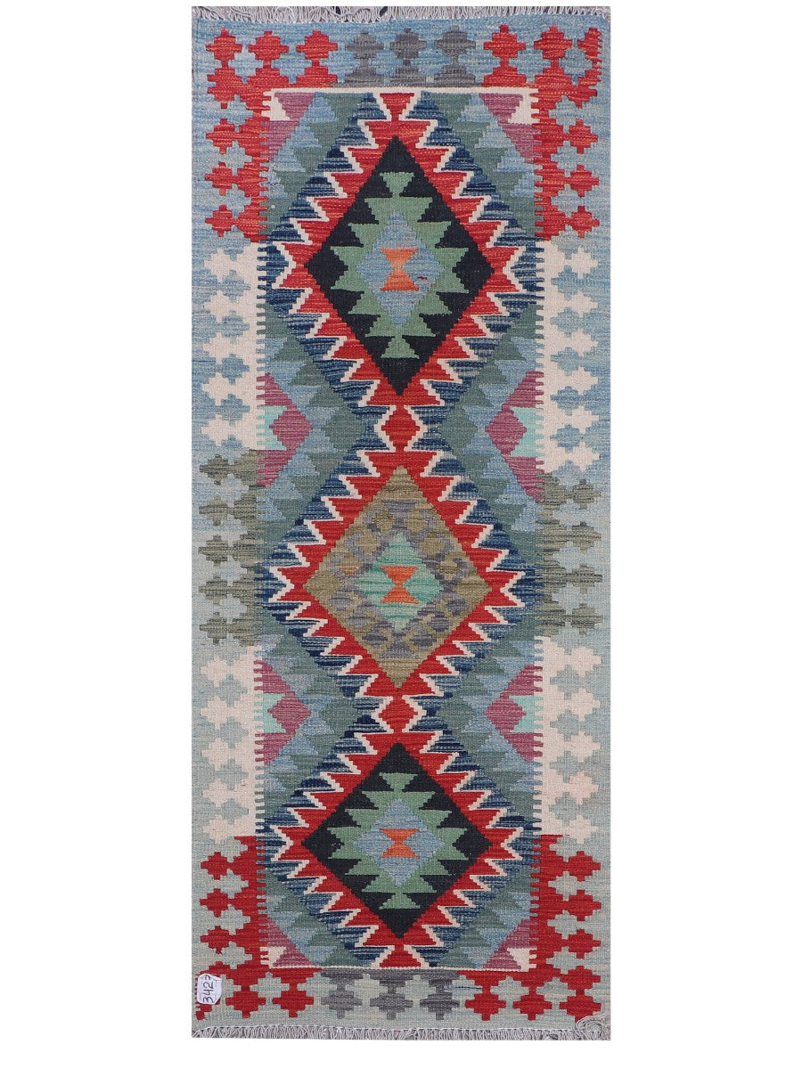 Maimana Afghanistan Kilim Rug - 185 x75 cm - Handmade