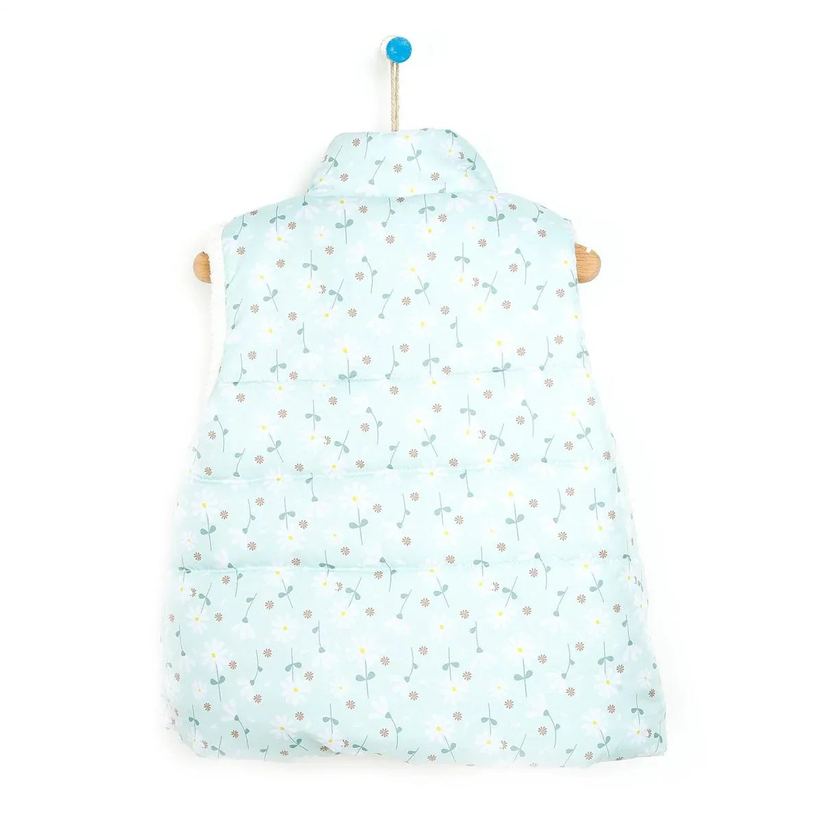 BabyZ Winter Girl Daisy Inflatable Vest - Light Green - Bobobiy