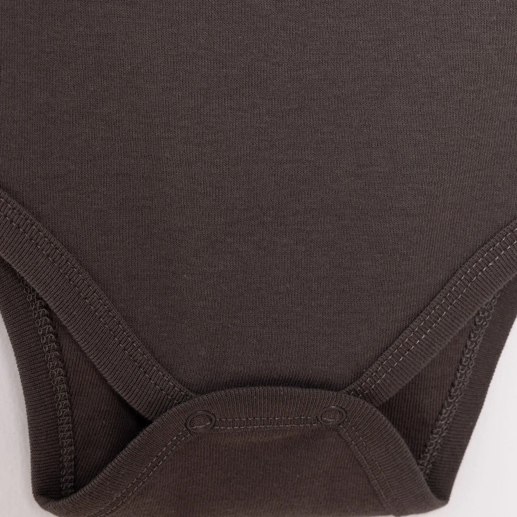 HelloBaby Boy 2-Pack Long Sleeve Bodysuit - Dark Grey